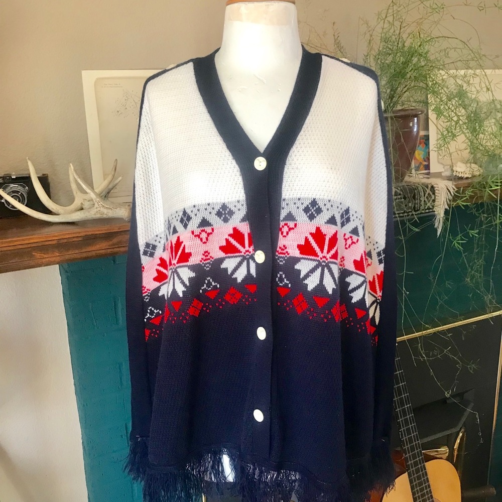 Vintage Icelandic Poncho